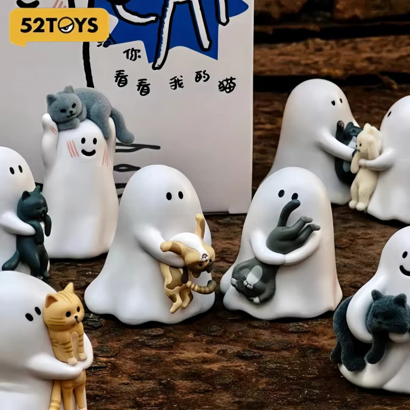 52TOYS Ghody Behold My Cat Serie Blind Box Kawaii Nachtleuchtende Sammelfigur Multicolor - Bild 5