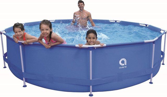 Sirocco Pool in Blau mit Filtereinsatz, Durchmesser: 360 cm, Höhe: 76 cm - Bild 1