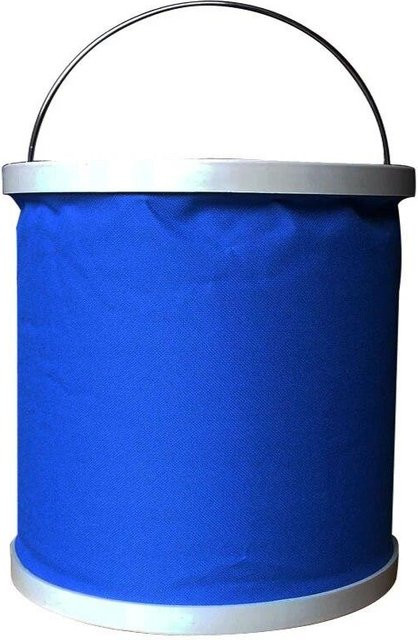 Binchi Multifunktionaler Tragbarer Faltbareimer für Outdoor, Angeln und Autowäsche, Blau, 9l - Bild 1