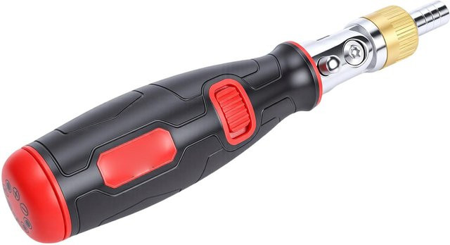 Musysh 10-in-1 Magnetischer Mehrwinkel Ratsche Schraubendreher mit 10 Bits in Schwarz - Bild 1
