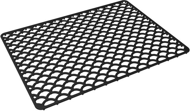 Lily Home Küchenspülen-Schutzmatte aus Silikon in Schwarz, rechteckig - Bild 1