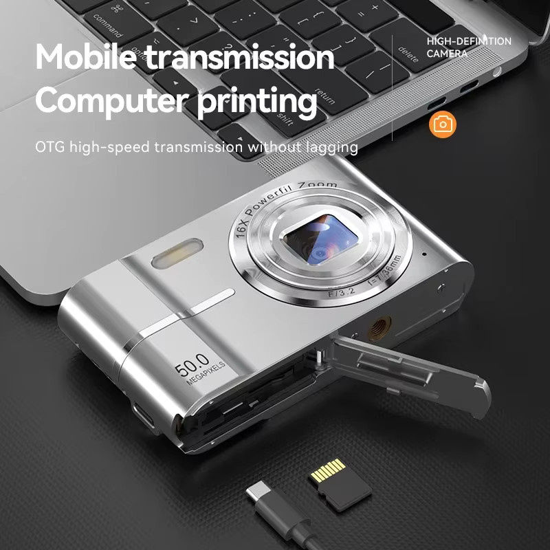 Xiaomi 4K Digitalkamera mit 50MP Auflösung und 16X Zoom in Pink - Bild 5