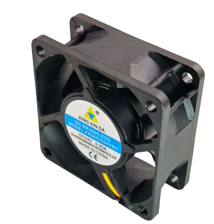 Emacro Server-Lüfter XXD602524VBH Schwarz, DC 24V 0,25A, B/T/H: 60 x 60 x 25 mm - Bild 3