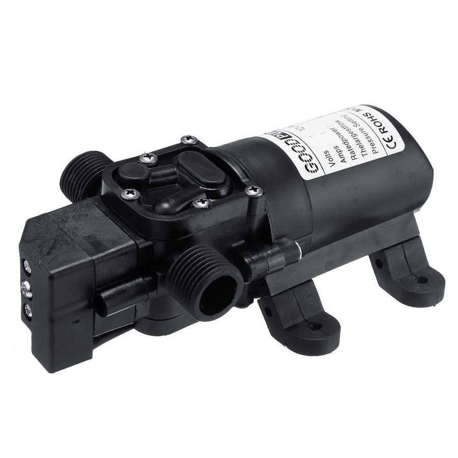 CosyHome 12V Hochdruck Automatische Membran Wasserpumpe Selbstansaugende Pumpe in Schwarz für Garten und Van - Bild 3