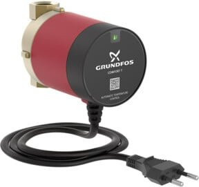 Grundfos Umwälzpumpe Comfort 15-14 B T in Rot und Messing mit 10 bar Druck - Bild 1