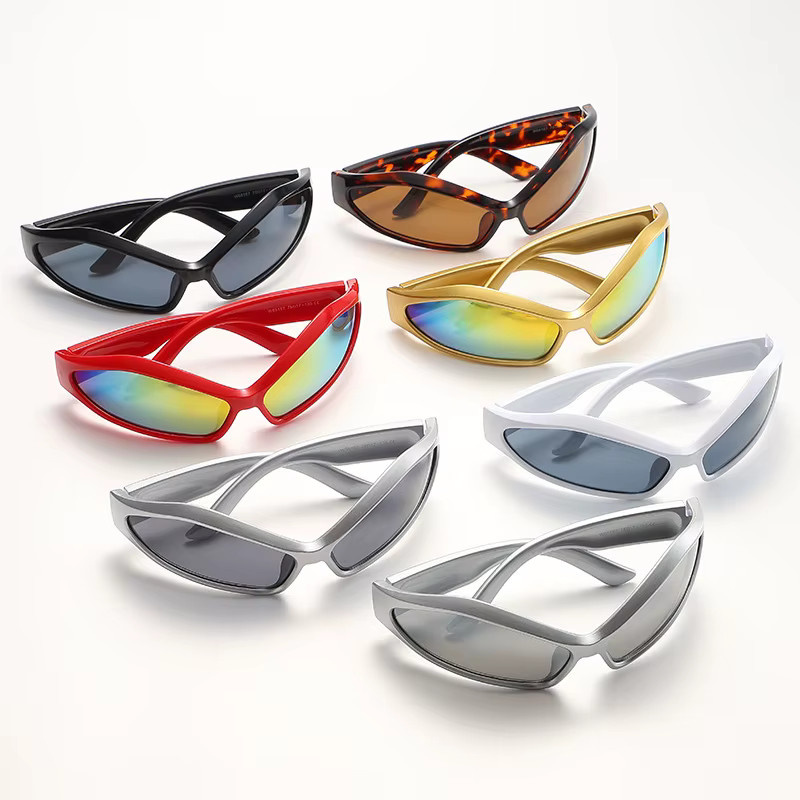 TOYEARN Sportsonnenbrille, Vollrand, Unisex, Kunststoff - Bild 3