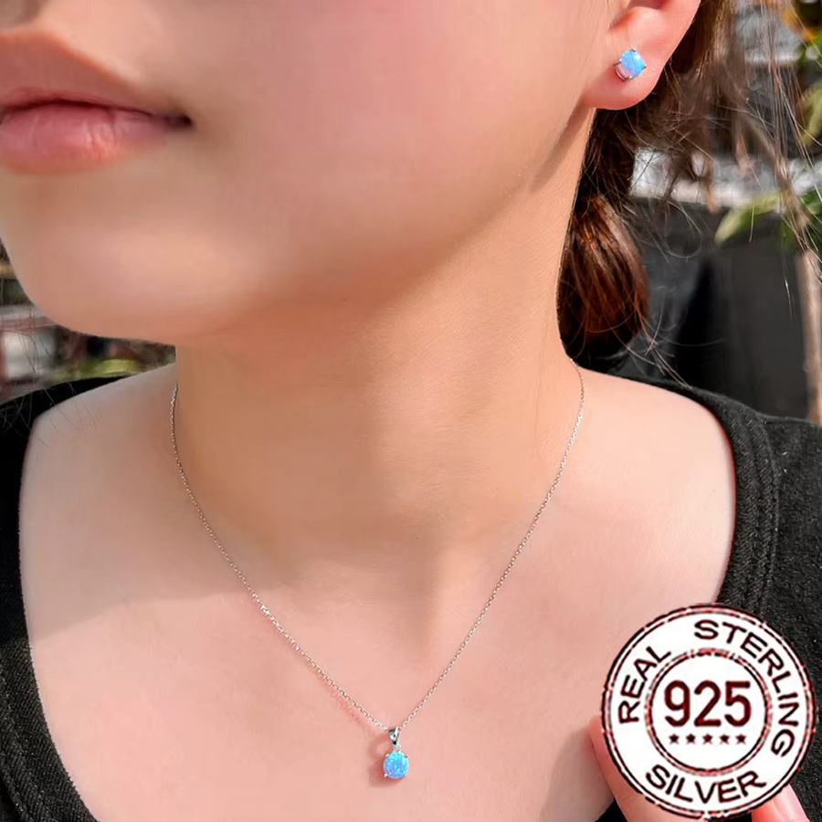 CWWZircons Halsketten-Set, 925 Silber, Zirkonia, Damen - Bild 2