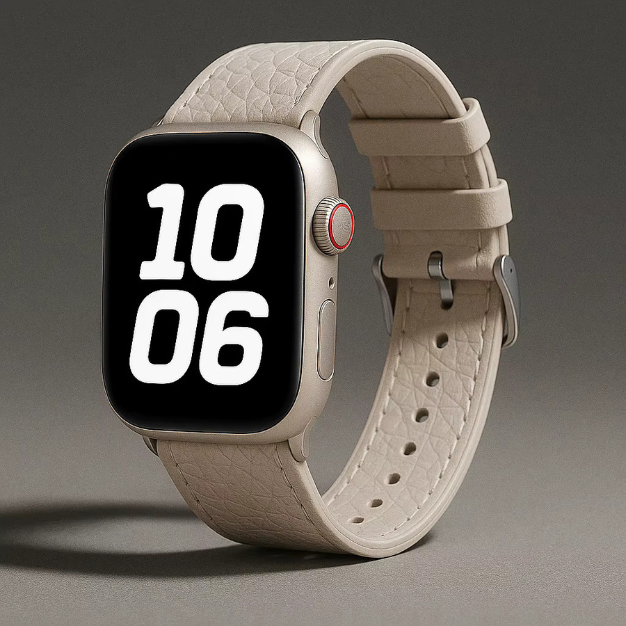 EIMO Uhrenarmband Silikon, Litschi-Muster, Apple Watch - Bild 1