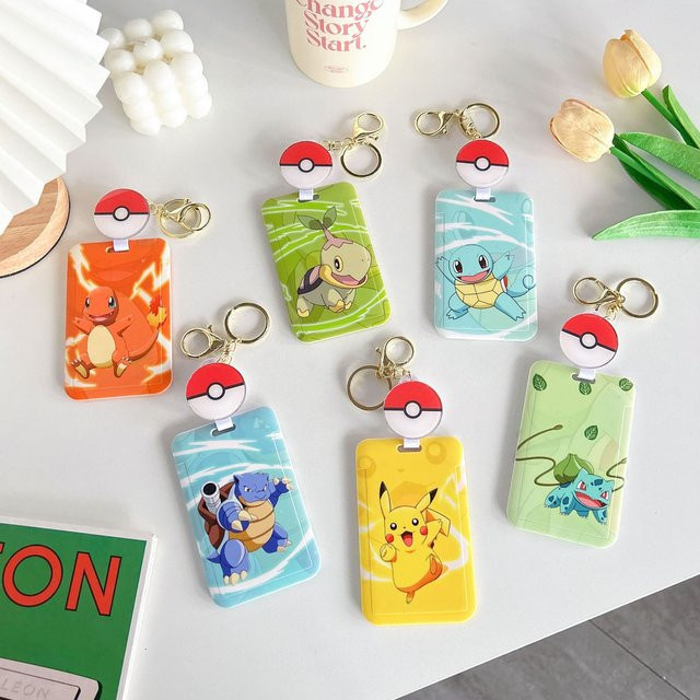 Potdemiel Schlüsselanhänger, Anime Pokemon Pikachu, Unisex - Bild 1