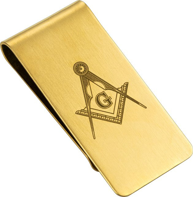 HAWSON Geldklammer Edelstahl, Goldene, Unisex - Bild 1