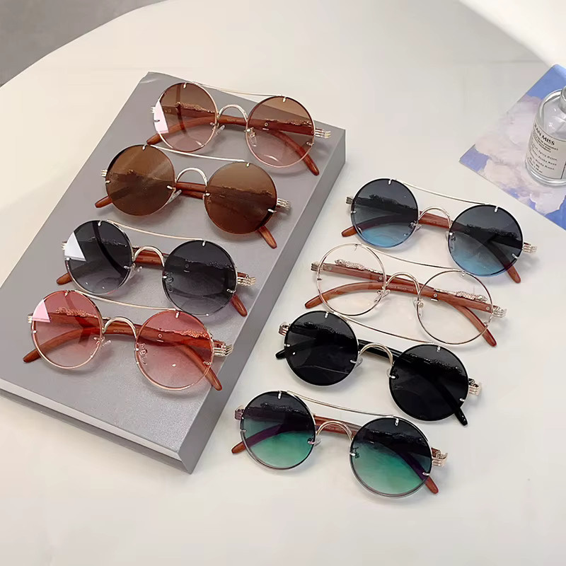KAMMPT Sonnenbrille, rund, Metal, multicolor, Damen - Bild 3