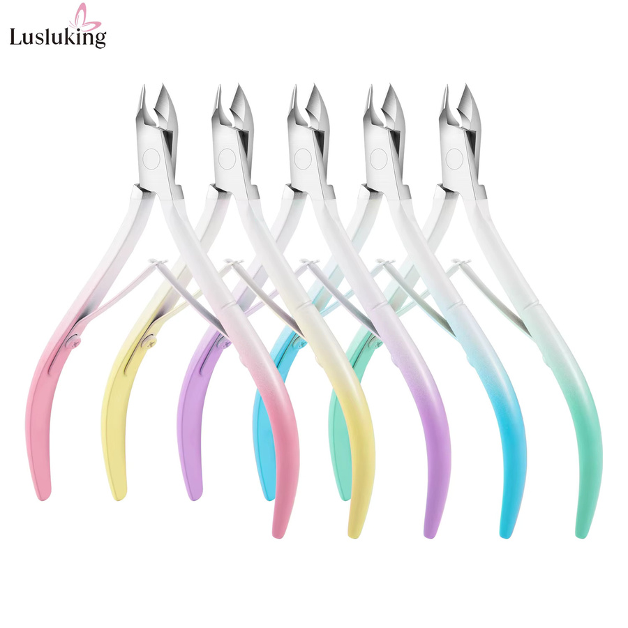 LUSLUKING Nagelhautzange aus Edelstahl, Dunkelviolett, Metallic, Unisex - Bild 3