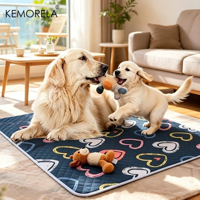Kemorela Hunde-Kühlmatte als Hundetrainingsunterlage, waschbar und geruchsabweisend - Bild 1