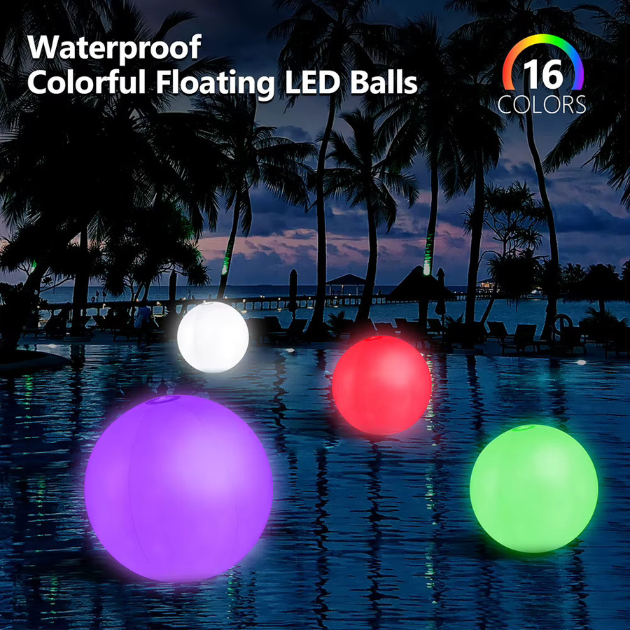 APWIKOGER Leuchtender Hüpfball, LED-Ball mit Fernbedienung, Bunt / Mehrfarbig - Bild 3