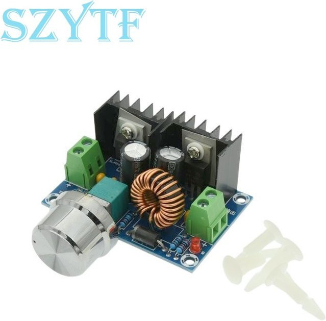 XH-M401 DC-DC Step Down Buck Wandler Netzteil Modul XL4016E1 PWM einstellbar 4-40V bis 1,25-36V 8A 200W Multicolor - Bild 1