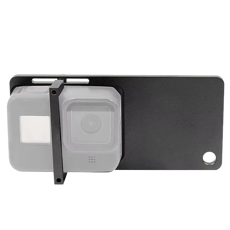 Action-Kamera Handkardan Adapter und Montageplatte für GoPro Hero 8 7 6 sowie DJI Osmo Stabilisator in Schwarz - Bild 2