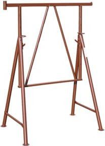 müba Gerüstbock aus Stahl lackiert in Braun B: 120 cm, H: 75-130 cm - Bild 1