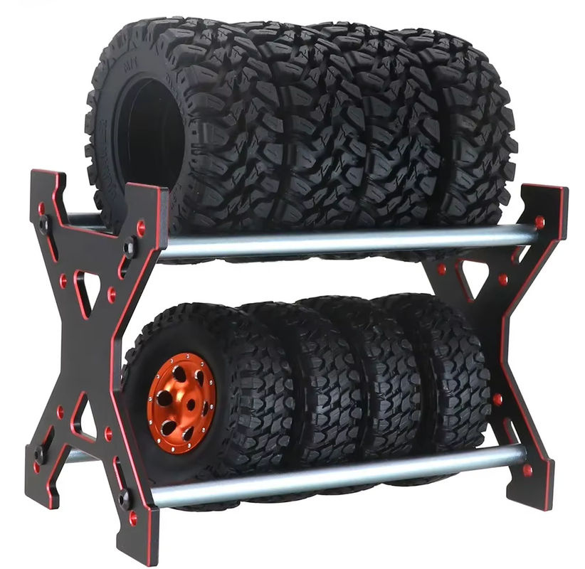 Ajrc Radreifen Halter Aluminium legierung für RC Raupen wagen - Bild 5