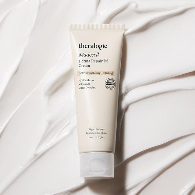 Theralogic Madecell Derma Repair B5 Creme, 80 ml, für empfindliche Haut - Bild 1