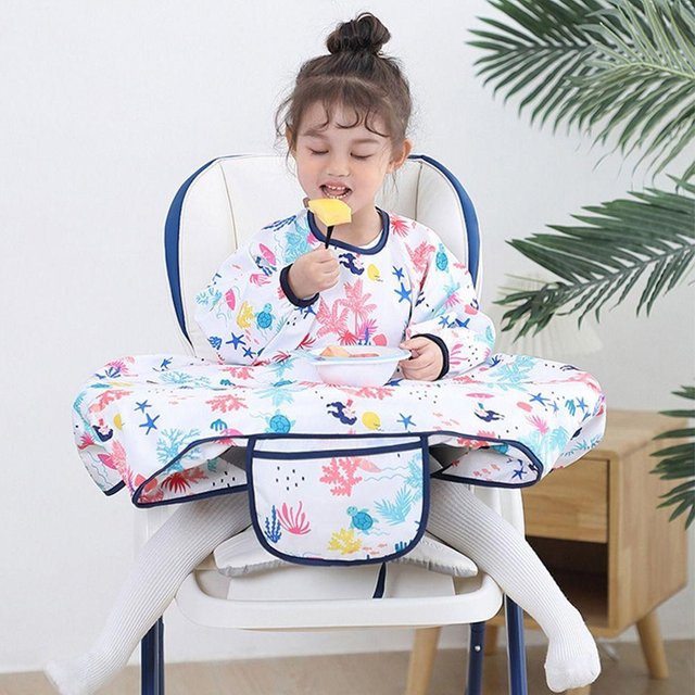 Binchi Baby-Lätzchen mit Tier-Muster in Multicolour, wasserdicht und wiederverwendbar aus Polyester - Bild 1