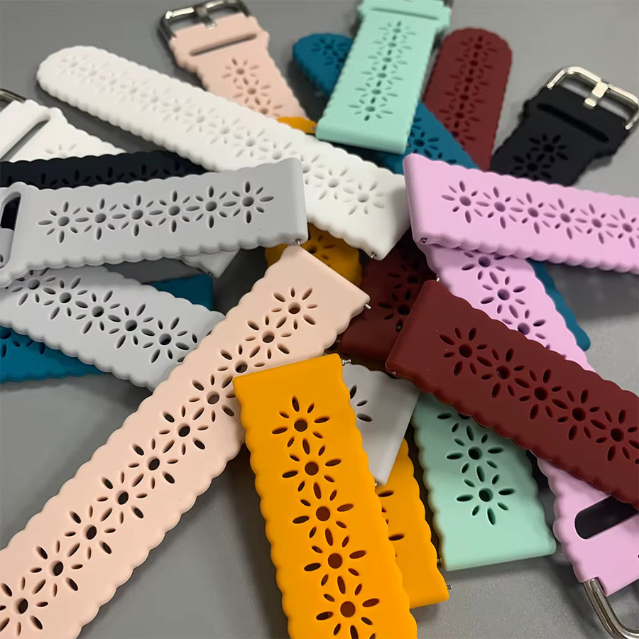 Silikon Armband für Xiaomi Smartwatch S2, S1 Active/Pro, S3 und S4, 22mm, Multicolor - Bild 5