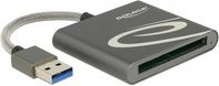 DeLOCK USB 3.0 Kartenleser für CFast Card Typ I und Typ II in Anthrazit/Grau - Bild 1
