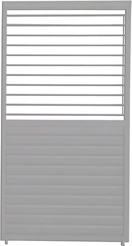 Mr. GARDENER Pergola-Lamellenwand verstellbar, hellgrau, B: 93 cm, H: 235 cm - Bild 1