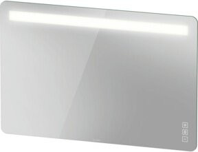 Duravit Lichtspiegel Luv LED Badspiegel mit Touch-Funktion, dimmbar, Weiß, B: 120 cm, H: 80 cm, T: 3,8 cm - Bild 1