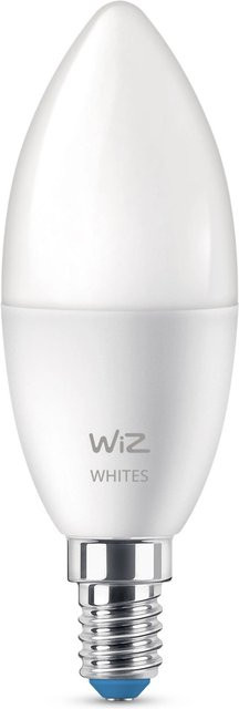 WiZ LED-Leuchtmittel E14 Kerzenform, Tunable White, 4,9 W, 806 lm, dimmbar, 2 Stück, Weiß - Bild 1