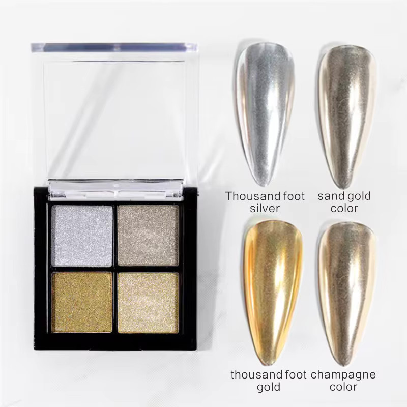 SAUA Nagel-Spiegel-Gel-Lack, Holographisch, Glänzend, Unisex - Bild 6