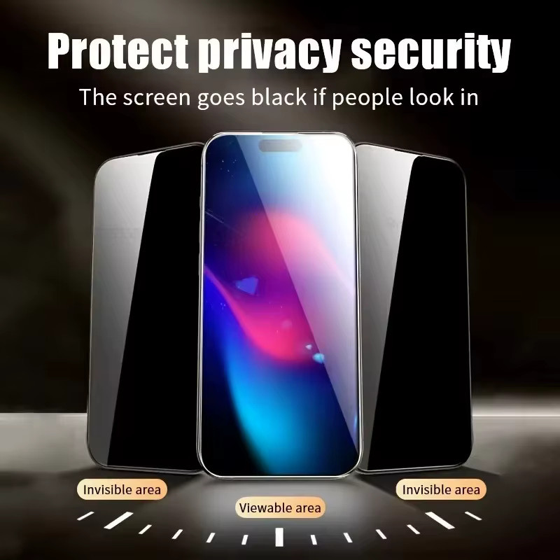 Privatsphäre-Schutzglas für Samsung Galaxy A56 A36 A57 A55 A35 A54 A33 A26 A25 A16 A17 A15 A34 A07 A06 S26 Ultra Anti-Spy Displayfolie in Transparent - Bild 3