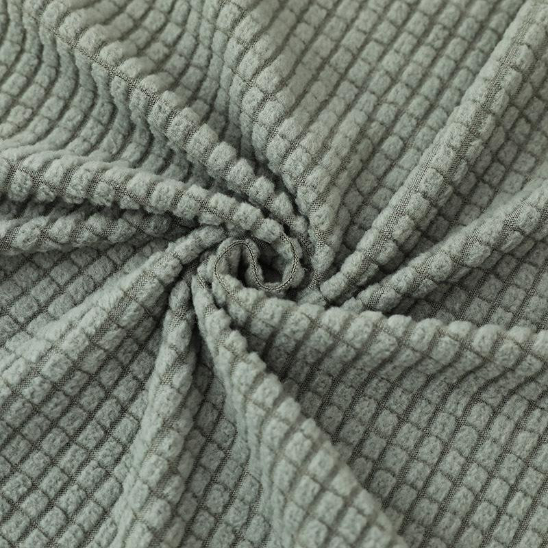Love Match Elastischer Stuhlbezug aus weichem Polarfleece in Rosa für Esszimmerstühle - Bild 2