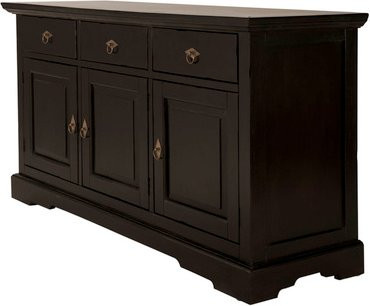 SIT Sideboard SAMBA aus Akazienholz in Schwarz - Bild 2