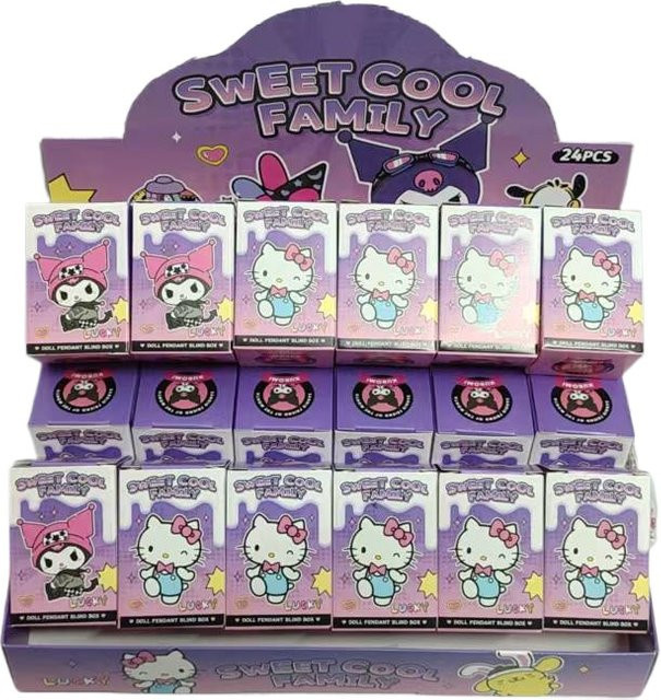 Sanrio Hello Kitty Kuromi Schlüsselanhänger, 24-teiliges Set - Bild 1