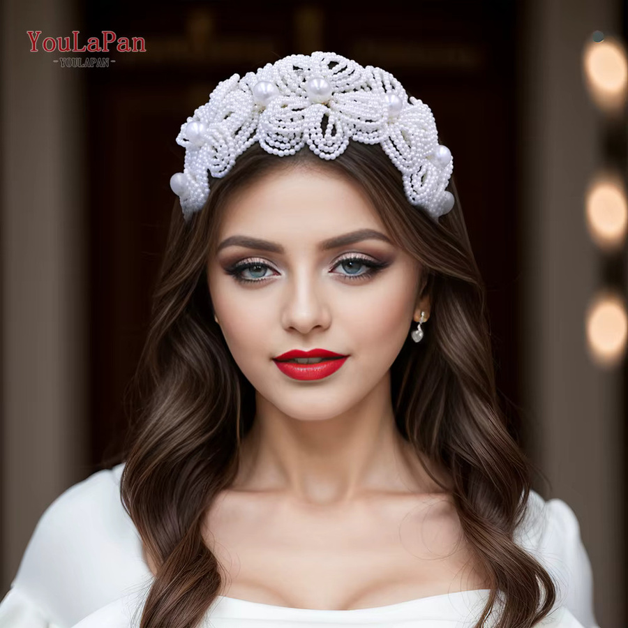 Top queen Haar Reifen, Perle, Blume, Damen - Bild 2