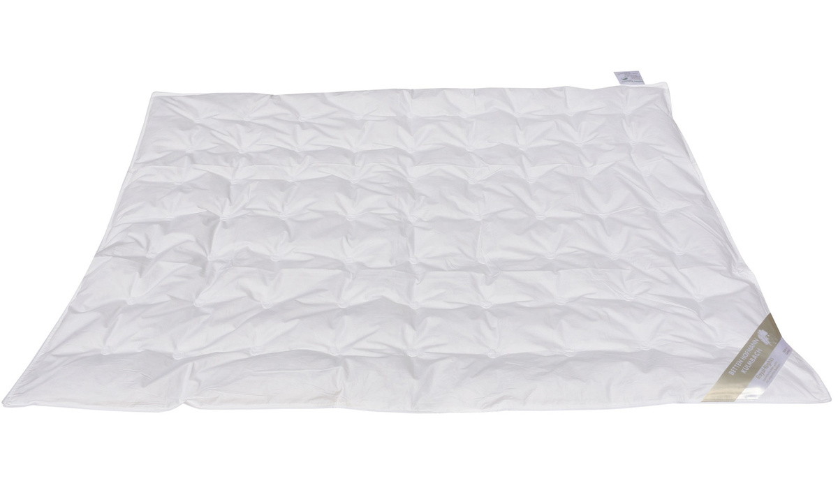 Betten Hofmann Kinder Sommer Daunendecke aus 100% Daunen, Weiß, B: 100 cm, L: 135 cm - Bild 1