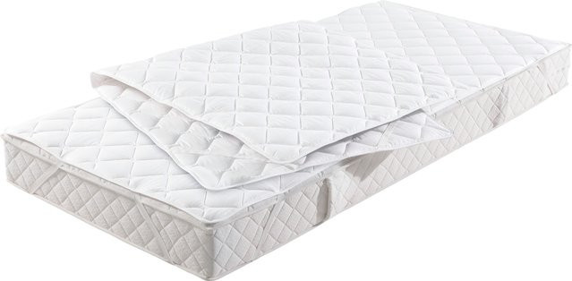 Frankenstolz Unterbett aus Baumwolle und Lyocell Mix in Weiß, 90 x 200 cm - Bild 1