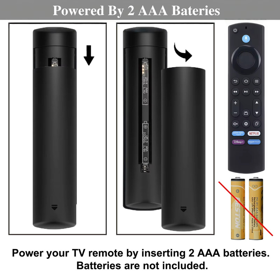 Amazon Sprachfernbedienung für Smart TV Cube (1., 2. und 3. Generation) und Smart TV Stick in Schwarz - Bild 5