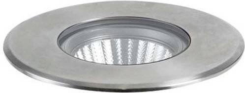 Brumberg LED-Boden-Einbauleuchte 14053223, rund, Edelstahl Silber, 12W, warmweiß, IP67 - Bild 1