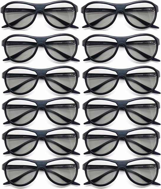 TPFNet 3D Brille passiv polarisiert in Schwarz - Bild 1