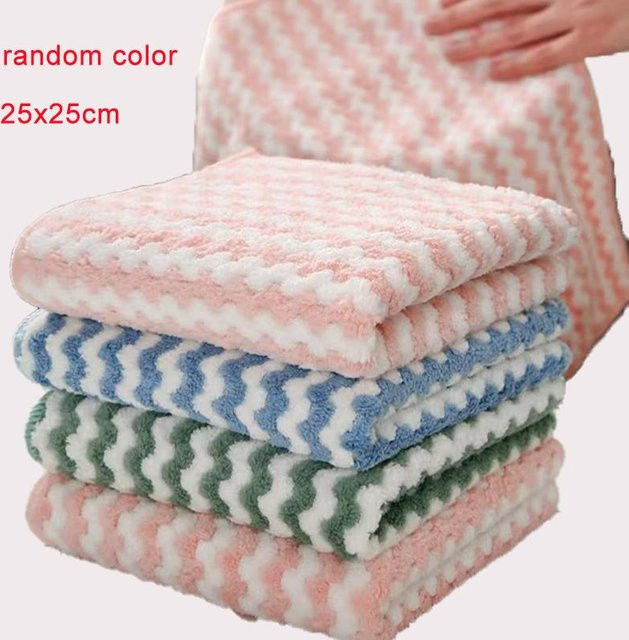 Set aus 5 oder 10 super saugfähigen Mikrofasertüchern für Küche und Geschirr in Mehrfarben von Household supplies MH - Bild 1