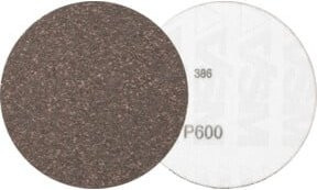 PFERD Compactkorn Klettscheibe KR A600 CK für Feinschliff mit dem Winkelschleifer, Durchmesser: 125 mm, Körnung: 600, 50 Stück, Farbe: Braun - Bild 2