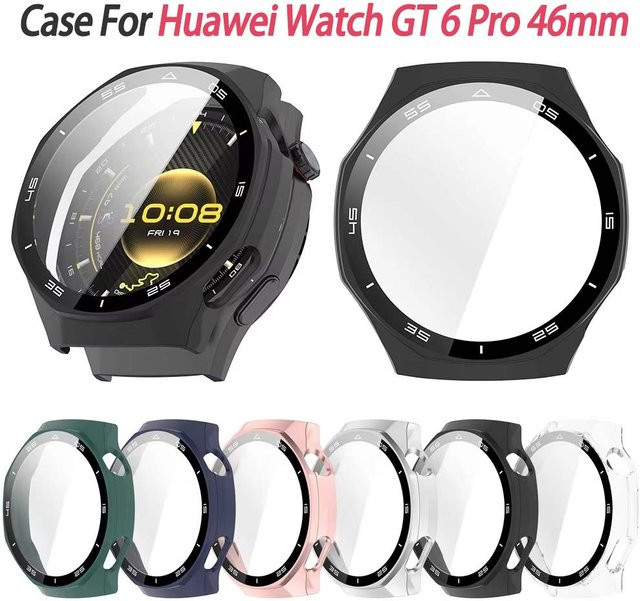 Huawei Schutzhülle für Smartwatch GT6 Pro, Schwarz, PC - Bild 1