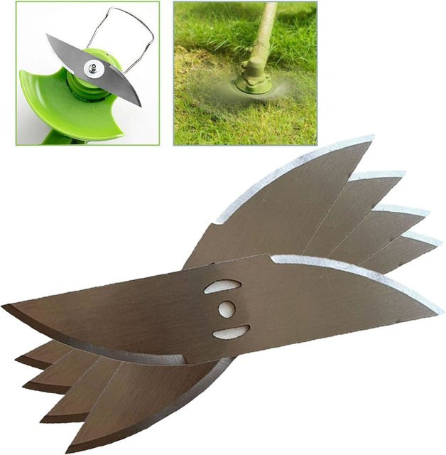 Vibratite Metall Gras String Trimmer Kopf Sägeblatt aus Stahl in Silber, Durchmesser: 150 mm - Bild 1