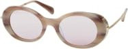 Max Mara MM 0080 60G Sonnenbrille, Vollrand, oval, beige, brown, Damen - Bild 1