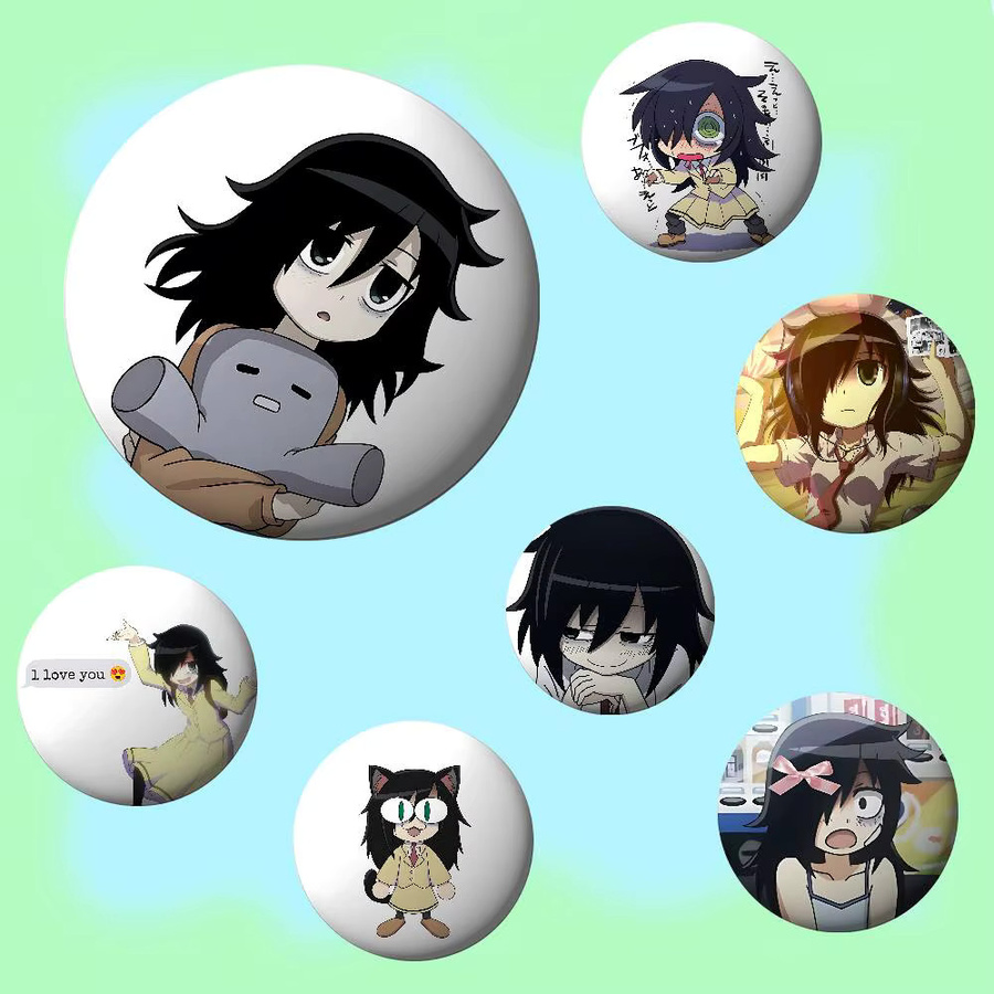 52TOYS Brosche T-Tomoko Kuroki, Weißblech, Metall - Bild 2