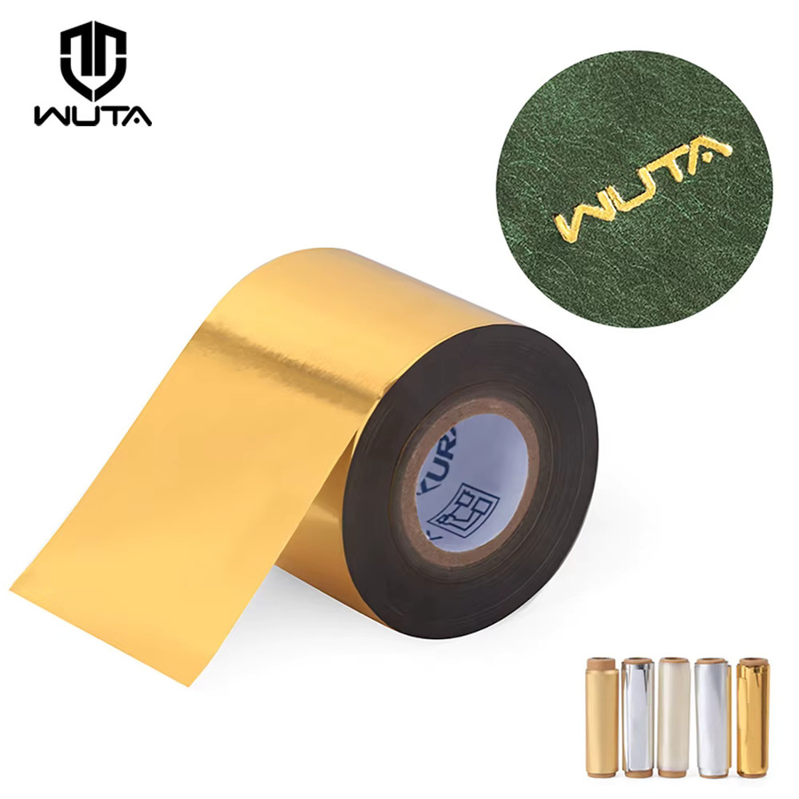WUTA Heißprägefolie in Gold für Lederprägemaschinen zur Wärmeübertragung für Logos und DIY-Bastelarbeiten - Bild 5