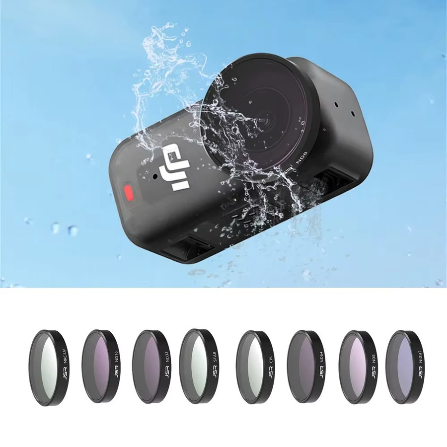 DJI OSMO Nano Objektiv Filter Set Schwarz mit MCUV CPL und ND4/8/16/32 NDPL Filtern für Nachtaufnahmen und Sportkameras - Bild 5