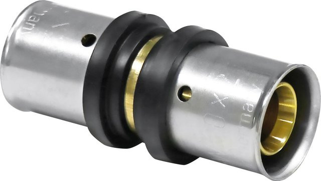 PIPETEC Press-Kupplung aus Messing 16 x 16 mm - Bild 1