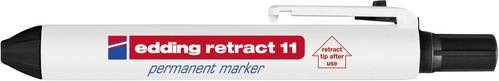 Edding Retract 11 Permanentmarker mit Druckmechanik, Schwarz - Bild 1